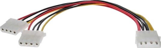 Inline 29659 Molex 4 Pin 2 X Molex 4 Pin 0,2 M Hankjønn Hunkjønn Rett