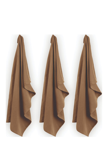 The Organic Company Kitchen Towel (3 Pack) - Brown - 53X 86CM The Organic Company Kitchen Towel (3 Pack) - Brown - 53X 86CM
