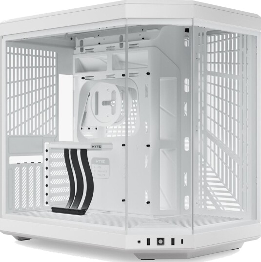 HYTE Y70 Midi Tower Kabinett Hvit med Glassvindu HYTE Y70 Midi Tower Kabinett Hvit med Glassvindu