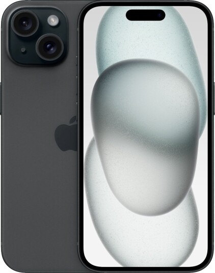 Apple iPhone 15 512GB 6.1" OLED Smarttelefon Svart med IP68 og 5G