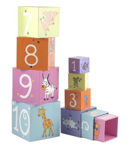 Magni Stacking Tower w/Numbers 1-10 1332 Magni Stacking Tower w/Numbers 1-10 1332