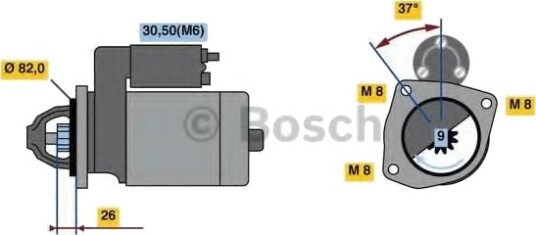 BOSCH 0 986 023 120 Starter