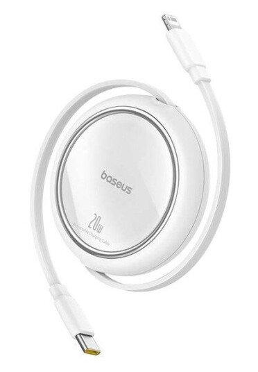 Baseus Free2Pull USB-C to iP 20W 1m USB cable (white) Baseus Free2Pull USB-C to iP 20W 1m USB cable (white)
