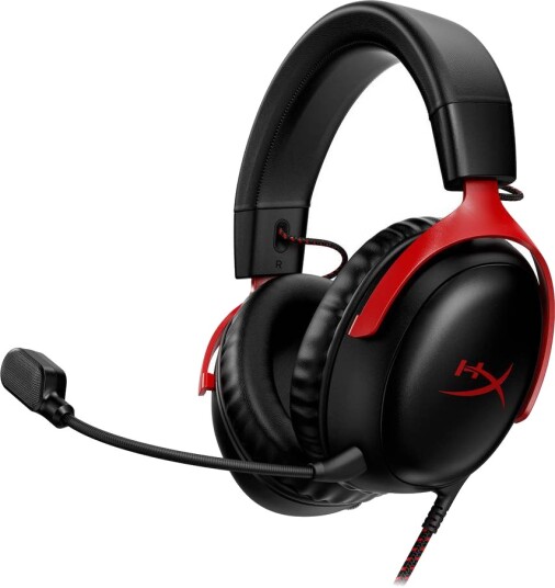 HyperX Cloud III gaming headset (sort/rød) HyperX Cloud III gaming headset (sort/rød)