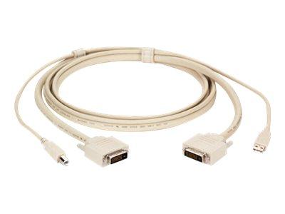 BLACK BOX ServSwitch - USB / DVI-kabel - 3 m BLACK BOX ServSwitch - USB / DVI-kabel - 3 m