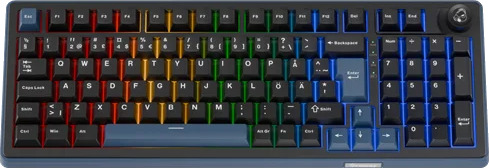 Ducky OK-M-98 Gamingtastatur Nordisk svart DKOKM2598-KWFIPDCOCH1 Ducky OK-M-98 Gamingtastatur Nordisk svart DKOKM2598-KWFIPDCOCH1