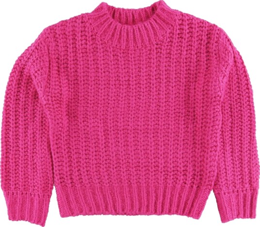 Grunt Genser   Cathy   Strikk   Rosa   Grunt   14 år 164   Genser