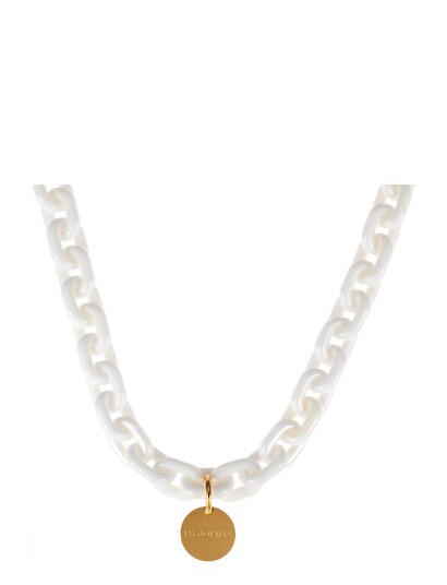 BY JOLIMA Saint Maxime Necklace |Vit |One Size