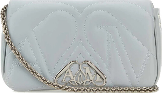 Alexander McQueen Dame Vesker Blå ONE SIZE,