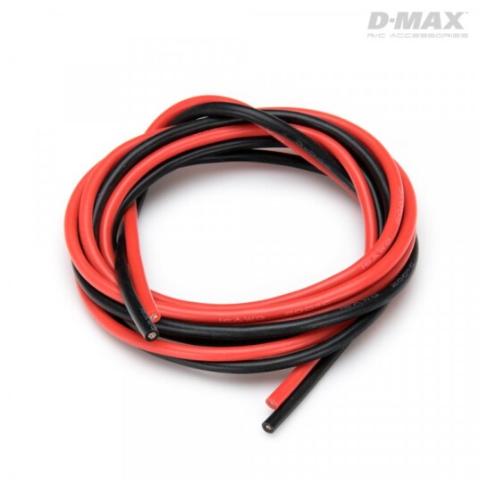Dynomax 9234 Wire Red & Black 16AWG D1.6/3mm x 1m