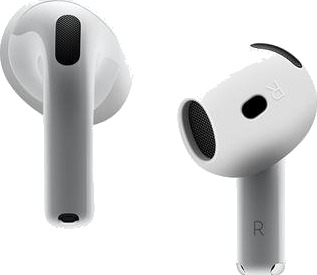 Sklisikkert øreproppdeksel i silikon for AirPods 4   Hvit