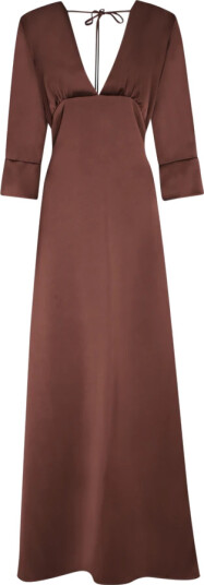 Blanca Vita Dame Kjoler Brun 2XS,