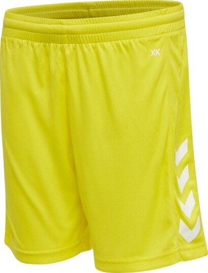 Hummel Fotballshorts Core   Gul/hvit Barn størrelse 164 cm