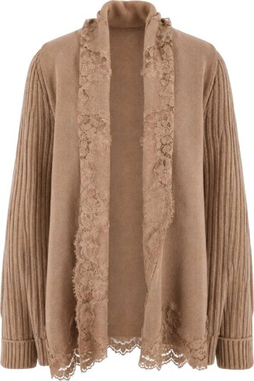 Ermanno Scervino, Dame, Strikkevarer, Brun, XS,