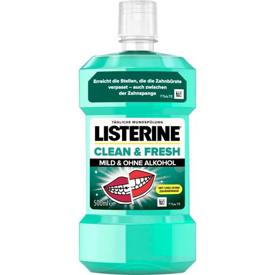 Listerine Munnvann Clean & Fresh 500 ml.
