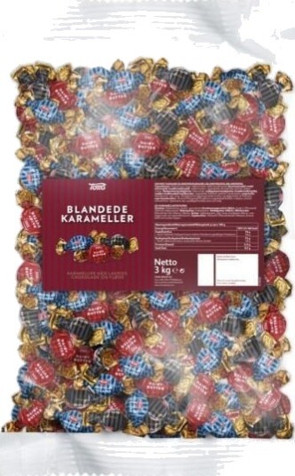 Toms Toffées Blandede Karameller 3 Kg