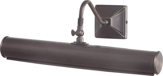 Elstead Bildelampe Picture Lights mørk bronse 36 cm dimbar Bronse / messing Stue / spisestue Metall Antikk