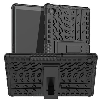 Samsung Galaxy Tab A7 Lite Anti-Slip Hybrid-deksel med Stativ Svart