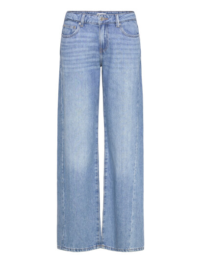 Gina Tricot Low Wide Jeans Blue 32