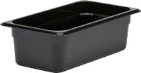 Kantine Cambro 1/3Gn 3.6L 32.5X17.6X10cm Polycarbonat Sort,6 Stk/Krt