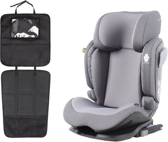 Beemoo Recline i-Size Beltestol inkl. 3-in-1 Setebeskyttelse Mineral Grey Beemoo Recline i-Size Beltestol inkl. 3-in-1 Setebeskyttelse Mineral Grey