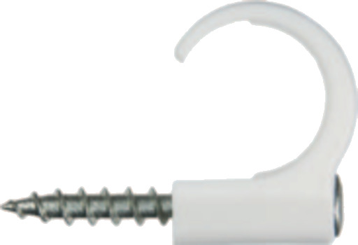 Schneider Electric 2191070 Klammer 22 26 mm 50 pakning Hvit Installasjonsmaterial