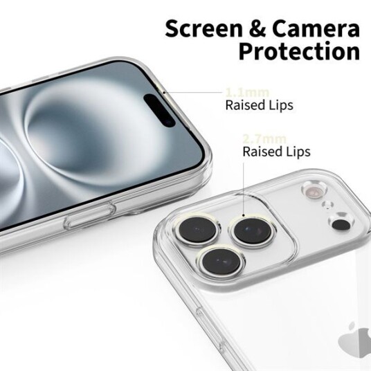 Tech-Protect Flexair Gjennomsiktig Mobildeksel for iPhone 17 Pro Tech-Protect Flexair Gjennomsiktig Mobildeksel for iPhone 17 Pro