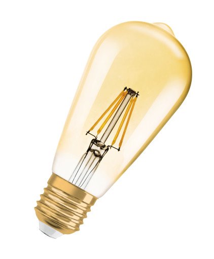 Ledvance 1906 edison gullfil 725lm 6,5W/824 E27 dim