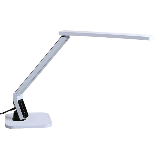 Lindby Den toppmoderne LED-skrivebordslampen Eleni, hvit Lindby Den toppmoderne LED-skrivebordslampen Eleni, hvit