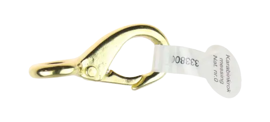 CAL Karabinkrok Nr.0   Messing   10x55 mm