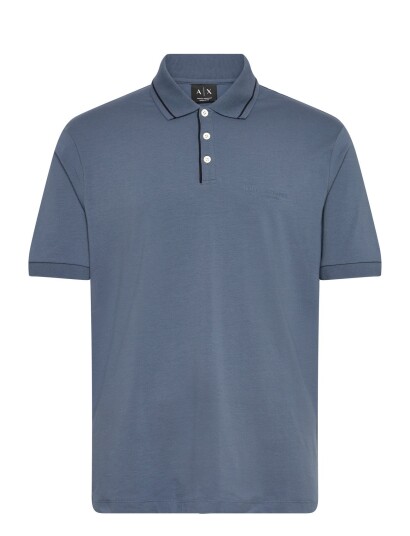 Armani Exchange Polo Shirt   Blue   S