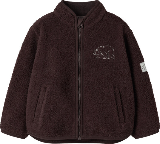 Name It Nmmowe Ls Nreg Teddy Card Brown 86