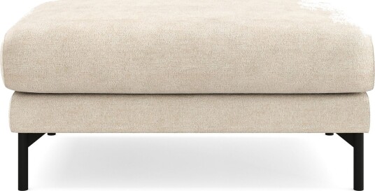 Menard Premium fotskammel i chenille - Beige