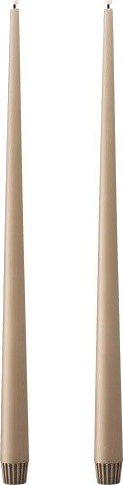Ester & Erik LED kronelys 40 cm lysebrun 2 pk