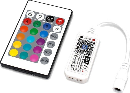 Smart Home RGB controller Virker med Google Home Alexa og smartphones 12V 144W 24V 288W Smart Home RGB controller Virker med Google Home Alexa og smartphones 12V 144W 24V 288W