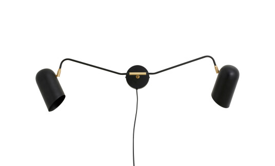Nordal ERIS Vegglampe Svart Nordal ERIS Vegglampe Svart