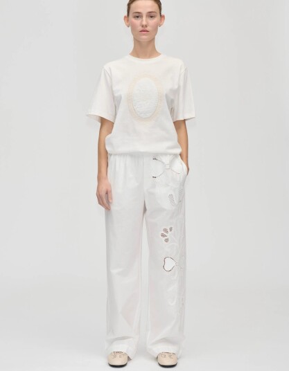 STINE GOYA 2243 Light Jersey Short Sleeve T S   CreaM