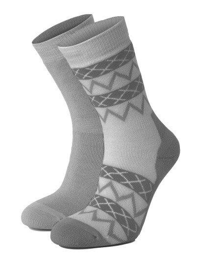 Johaug 2-Pk Wool Socks - Grey - 39-41