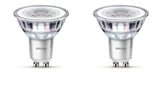 Philips LED-lyspære LEDClassic 3.5W/827 (35W) 2-pack GU10