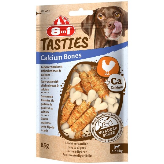 8In1 Tasties Kylling Calcium Bones 6 X 85 G 8In1 Tasties Kylling Calcium Bones 6 X 85 G
