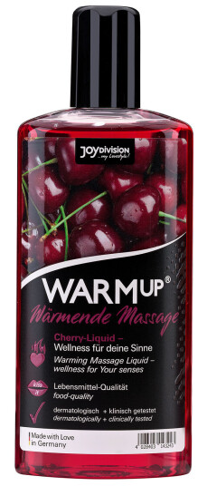 JoyDivision WARMup Varmende Massasjeolje med Smak 150 ml   - Rød