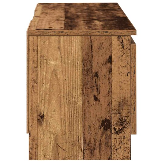  TV-benk gammelt tre 102x30x36 cm konstruert tre 8721158434494