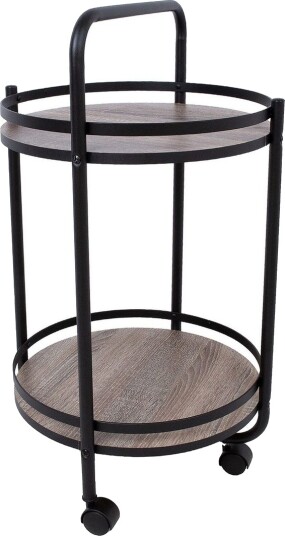 Genua Serveringsbord 52x52x79 cm Gull -