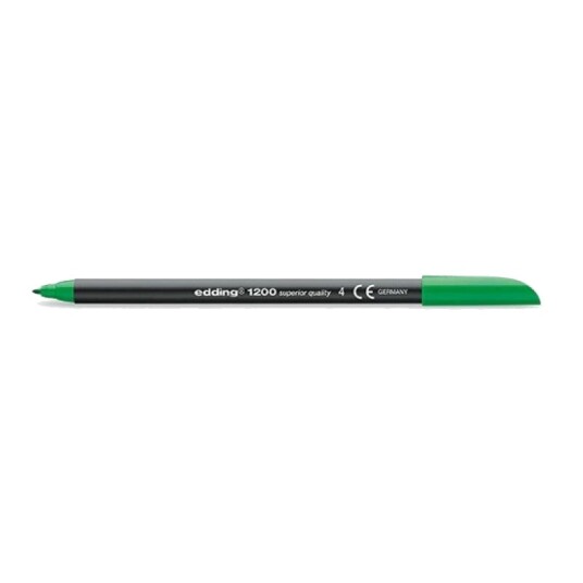 Edding 1200 Filtpenn 0,5-1 mm Grønn