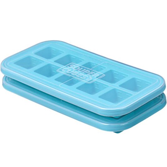Souper Cubes 2 Tbs/1oz silikonform 2 stk aqua Souper Cubes 2 Tbs/1oz silikonform 2 stk aqua