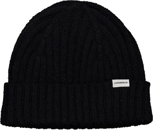 Lindbergh Knit Beanie - Black - ONE SIZE