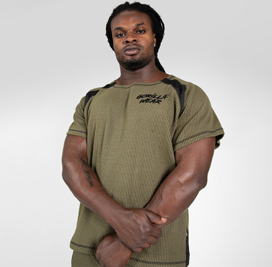 Augustine Old School Work Out Top, Army Green Grön Small/Medium