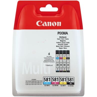 Canon Multipack CLI-581 C/M/Y/BK 2103C004 Canon Multipack CLI-581 C/M/Y/BK 2103C004