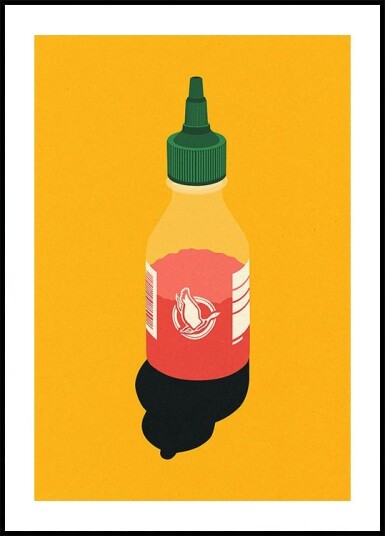 Chilli Sauce Plakat Plakat / 30x40cm