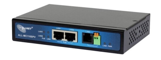 Allnet Isp Bridge Modem Vdsl2 Mit Vectoring/Point-To-Point Slave-Modem & 2X Poe Ieee802.3At Ports "Unmanaged "All-Mc116spv-Vdsl2 (A193137) Allnet Isp Bridge Modem Vdsl2 Mit Vectoring/Point-To-Point Slave-Modem & 2X Poe Ieee802.3At Ports "Unmanaged "All-Mc116spv-Vdsl2 (A193137)